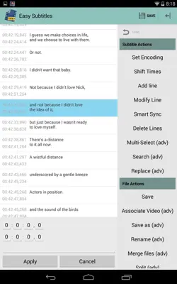 Easy Subtitles android App screenshot 1