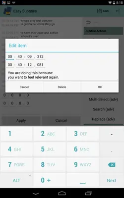 Easy Subtitles android App screenshot 2