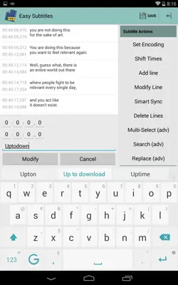 Easy Subtitles android App screenshot 3